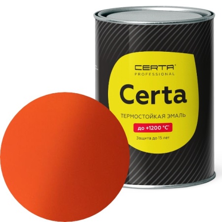 CERTA до 400°С оранжевый (~RAL 2004) 0,8 кг